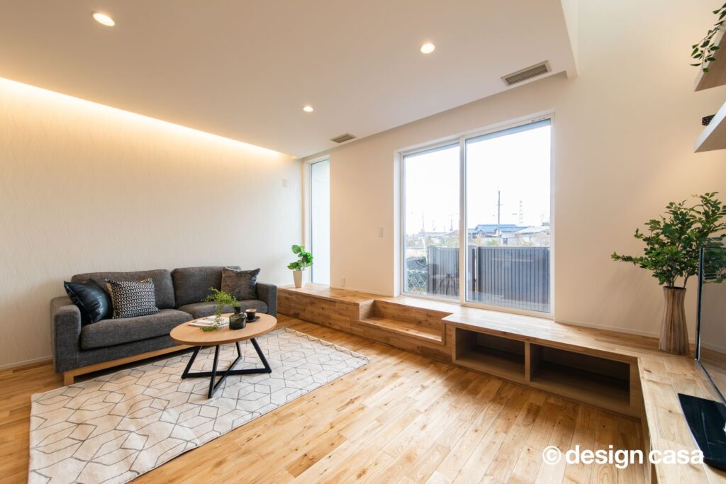 調和と眺望の家|大阪府の注文住宅 施工例(2階建て)