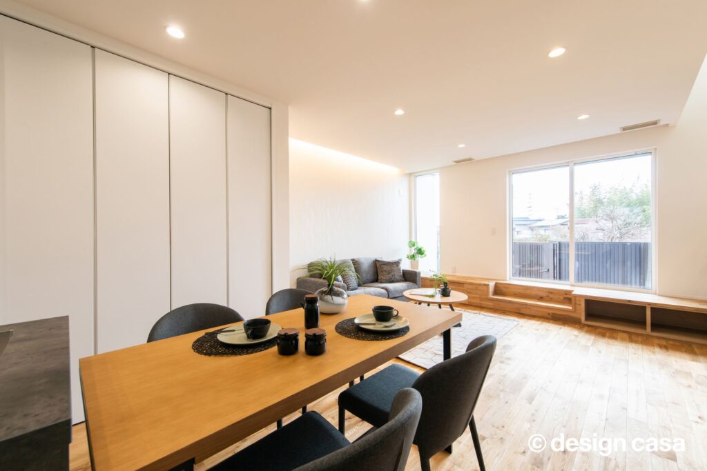 調和と眺望の家|大阪府の注文住宅 施工例(2階建て)