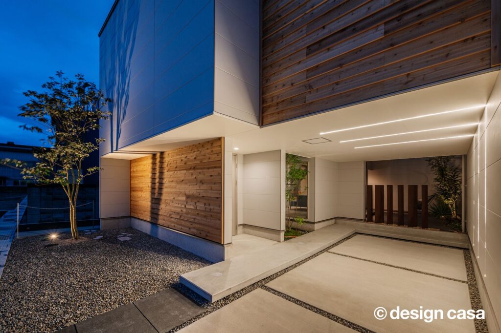 ジャパンディライクなガレージハウス|広島県の注文住宅 施工例(2階建て)